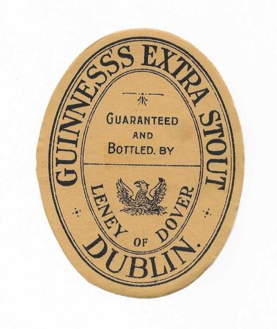 GUINNESS - LENEY OF DOVER  - DUBLIN - 87mm TALL