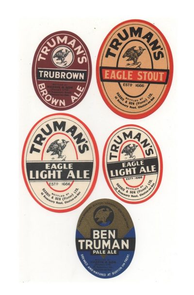TRUMAN  - HARRIS & SON - PINNER - 5 DIFFERENT