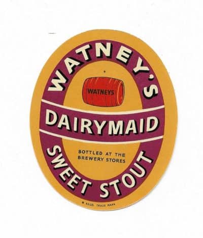 WATNEY DAIRYMAID REG TM 79mm TALL