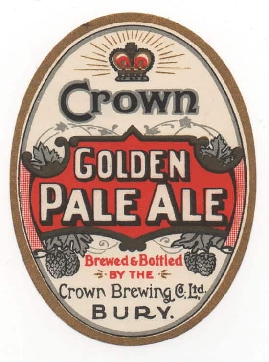 CROWN GOLDEN PALE ALE | British Beer Labels