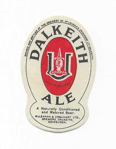 McLENNAN & URQUHART - DALKEITH ALE - 53mm TALL