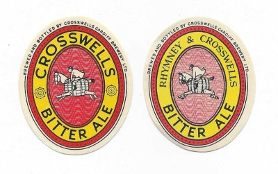 CROSSWELLS OF CARDIFF - BITTER ALE - 2 DIFFERENT