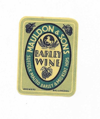 MAULDON BARLEY WINE