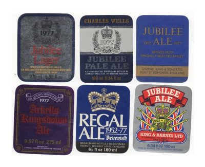 SILVER JUBILEE - QUEEN ELIZABETH II - 1977 - LABELS - B - £2 THE 6