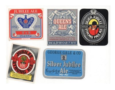 SILVER JUBILEE  - QUEEN ELIZABETH II - 1977 - LABELS - C - £2 THE 5