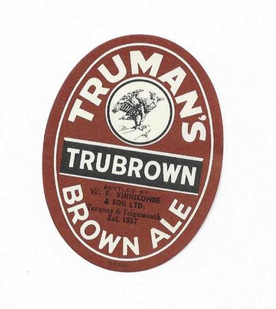 TRUMAN FOR VINNICOMBE - TORQUAY & TEIGNMOUTH