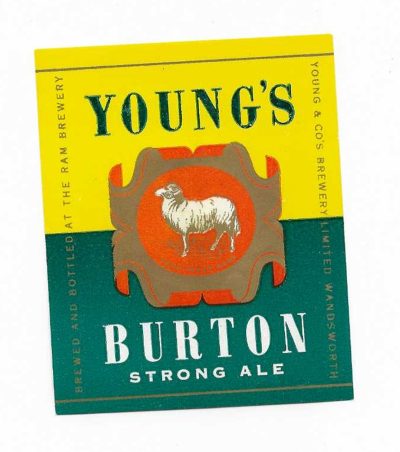 YOUNG & CO - WANDSWORTH - BURTON STRONG ALE
