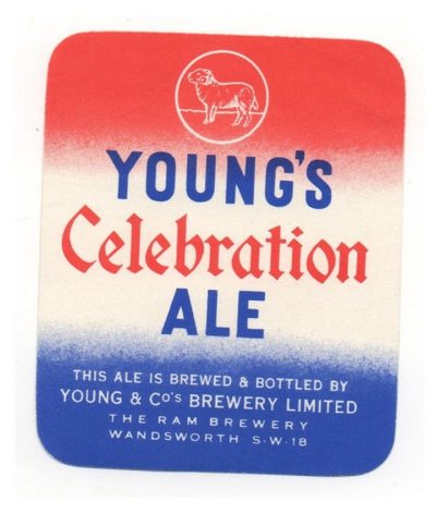 YOUNG & CO - WANDSWORTH - RAM BREWERY - CELEBRATION ALE