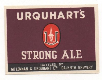 McLENNAN & URQUHART STRONG ALE 1956