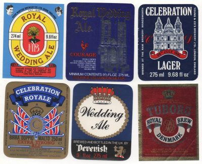 ROYAL WEDDING CHARLES & DIANA - D - £2 FOR 6 LABELS