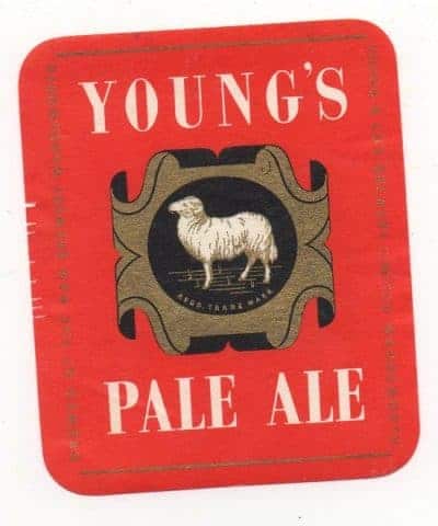 YOUNG & CO - WANDSWORTH - RAM BREWERY PRE CONTENTS PALE ALE