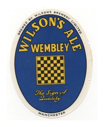 WILSONS 95MM TALL WEMBLEY - MANCHESTER - MINT