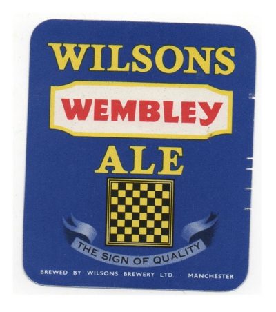 WILSON'S WEMBLEY ALE RECT. (A)