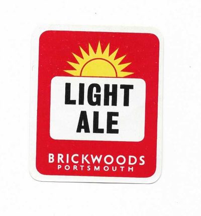 BRICKWOODS OF PORTSMOUTH - LIGHT ALE - c1955