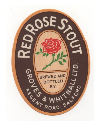 GROVES & WHITNALL RED ROSE STOUT - SALFORD