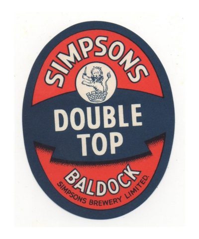 SIMPSON OF BALDOCK - DOUBLE TOP - 74mm