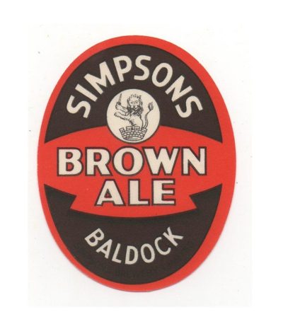SIMPSON OF BALDOCK - BROWN ALE - SMALL 73mm