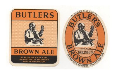 BUTLERS OF WOLVERHAMPTON - BROWN ALE PAIR - MOLINEUX