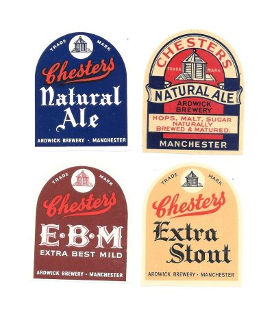 CHESTERS GRP OF 4 LABELS