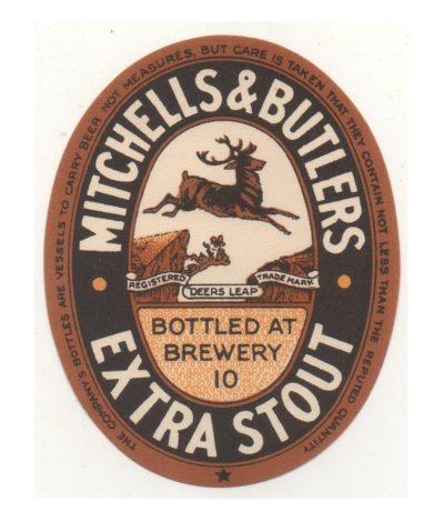 MITCHELLS & BUTLERS - EXTRA STOUT - ( NUMBERED 10 )