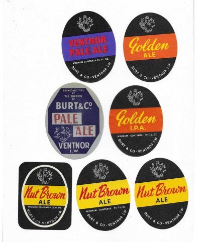 BURT & Co. OF ISLE OF WIGHT - GROUP OF 7 DIFFERENT
