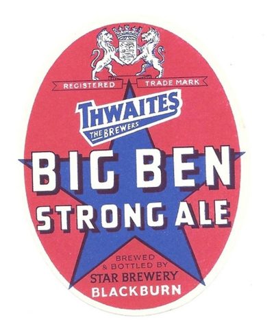 THWAITES OF BLACKBURN - BIG BEN STRONG ALE