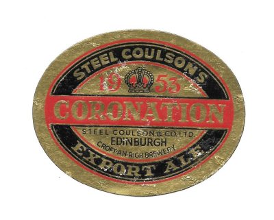 STEEL COULSON 1953 CORONATION ( PHOTO IS POOR AS LABEL IS FOILED )