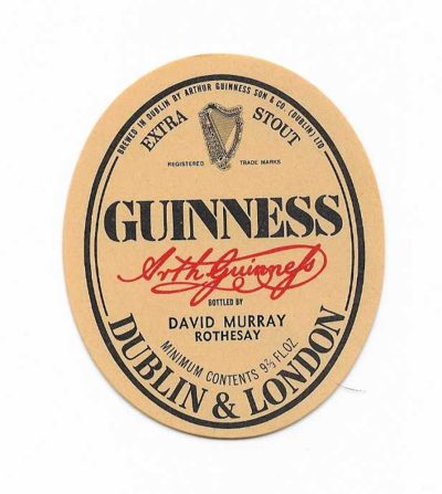 GUINNESS  - DAVID MURRAY OF ROTHESAY
