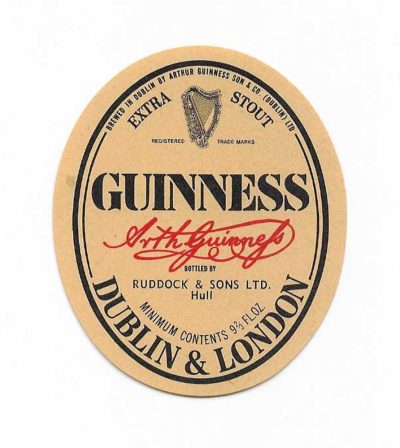 GUINNESS - RUDDOCK OF HULL