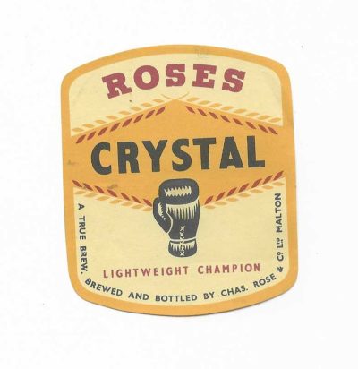CHAS ROSE OF MALTON - LIGHWEIGHT CHAMPION - CRYSTAL