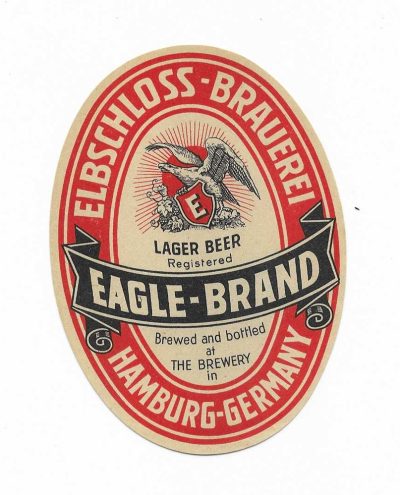 OLD GERMAN - EAGLE BRAND - RED LARGE - 112mm TALL