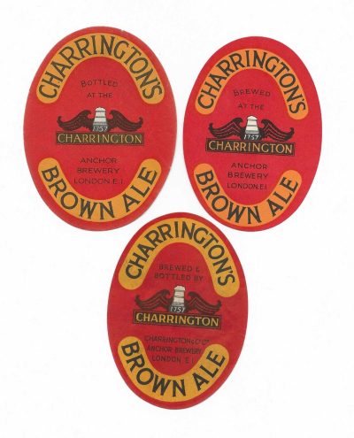 CHARRINGTON'S BROWN ALE - 3 DIFFERENT - SEE 2 PICS