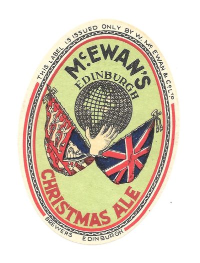 McEWAN CHRISTMAS ALE - 91mm TALL