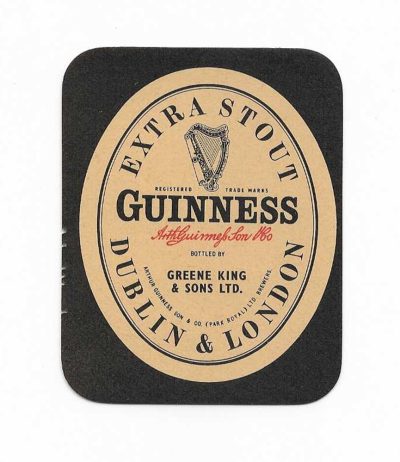 GUINNESS LABEL - GREENE KING