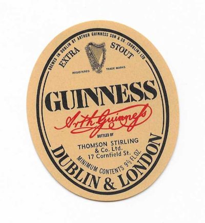 GUINNESS - THOMAS STIRLING & CO.
