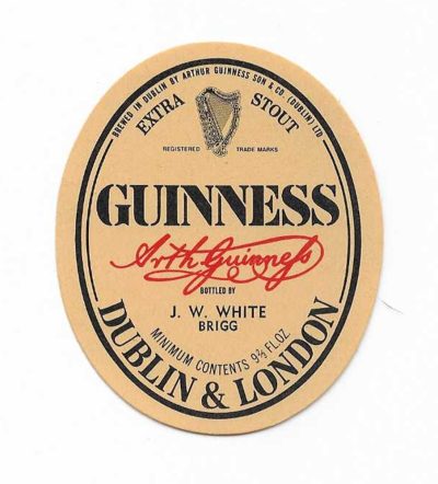 GUINNESS  - WHITE OF BRIGG