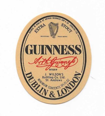 GUINNESS - WILSON OF ST. ANDREWS