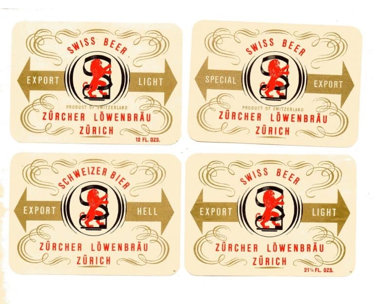 SWITZERLAND LOWENBRAU GROUP C – British Beer Labels