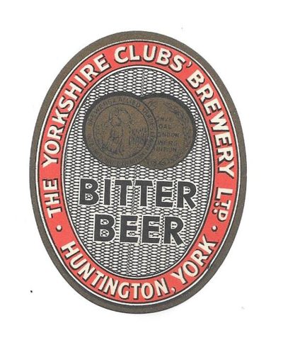 THE YORKSHIRE CLUBS - BITTER BEER