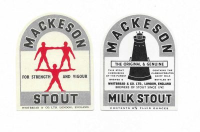 WHITBREAD MACKESON PAIR - 75mm TALL