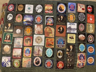 57 DIFFERENT LABELS FROM HARVEY