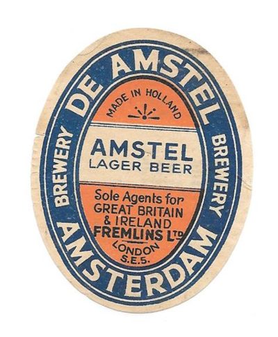 FREMLIN - AMSTEL LAGER BEER - 62mm TALL
