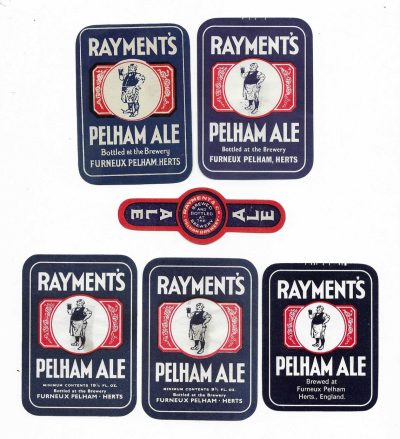 RAYMENT'S GROUP OF 5 DIFFERENT - SEE BOTH SCANS OF FRONTS & BACKS