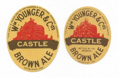 YOUNGER Wm. BROWN ALE - CASTLE PAIR