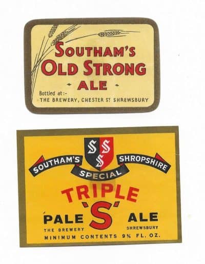 SOUTHAM'S - SHREWSBURY - ODD PAIR - POOR - SEE BOTH PICS