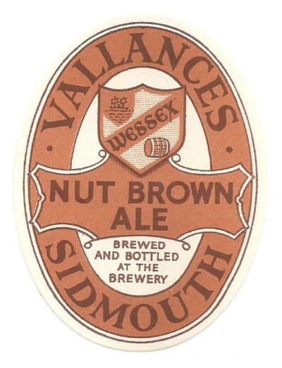 VALLANCES OF SIDMOUTH NUT BROWN ALE