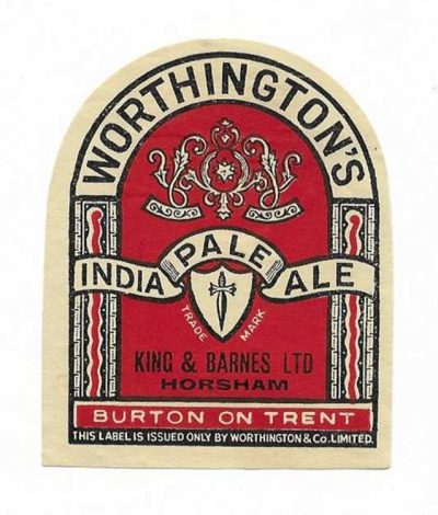 KING & BARNES - HORSHAM - WORTHINGTON - 65mm TALL