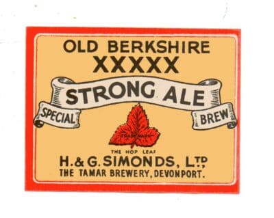SIMONDS - STRONG ALE - TAMAR
