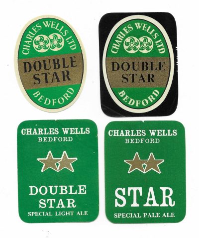 CHARLES WELLS  - 4 DIFFERENT - STAR LABELS - SEE BOTH PICS