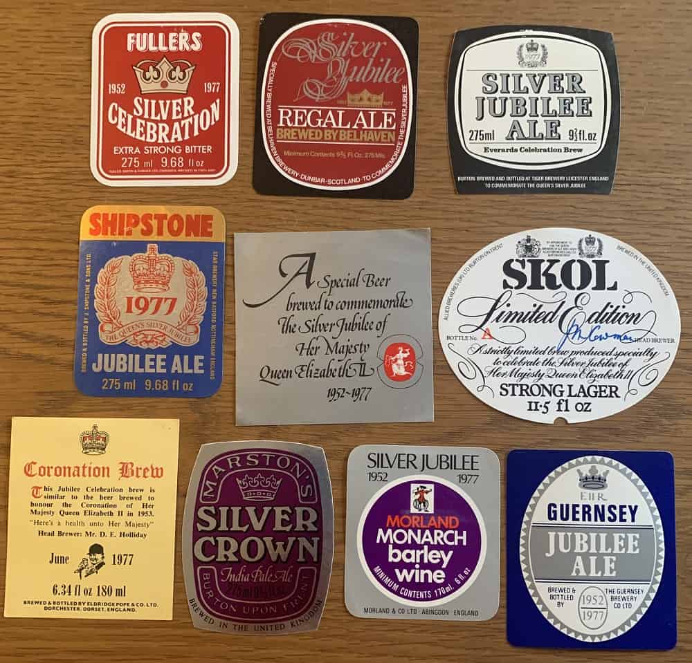 SILVER JUBILEE LABELS H | British Beer Labels
